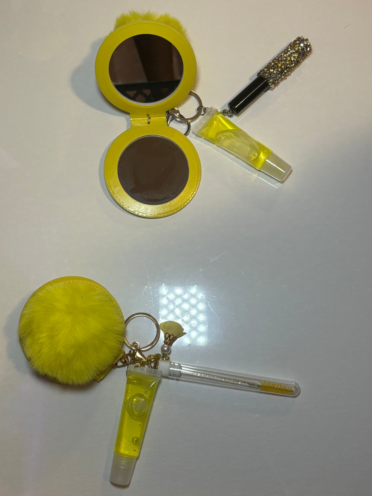 Mirror keychain lipgloss