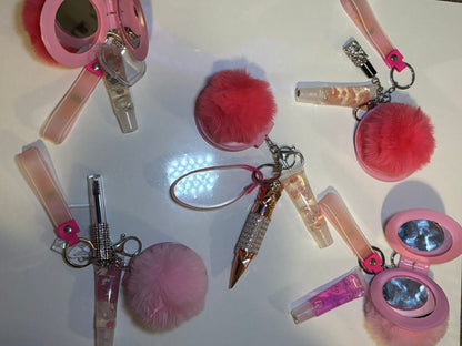 Mirror keychain lipgloss