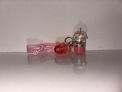 Honey Hive lipgloss keychain